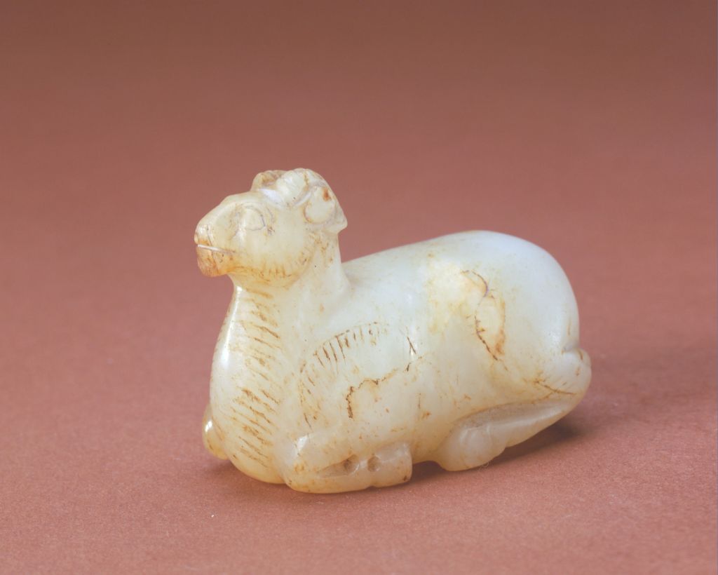 图片[1]-Jade crouching sheep-China Archive